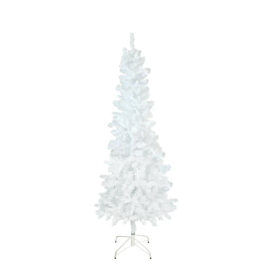 7.5Ft Unlit White Glimmer Pencil Spruce Artificial Christmas Tree By Northlight | 7.5 ft | Michaels®